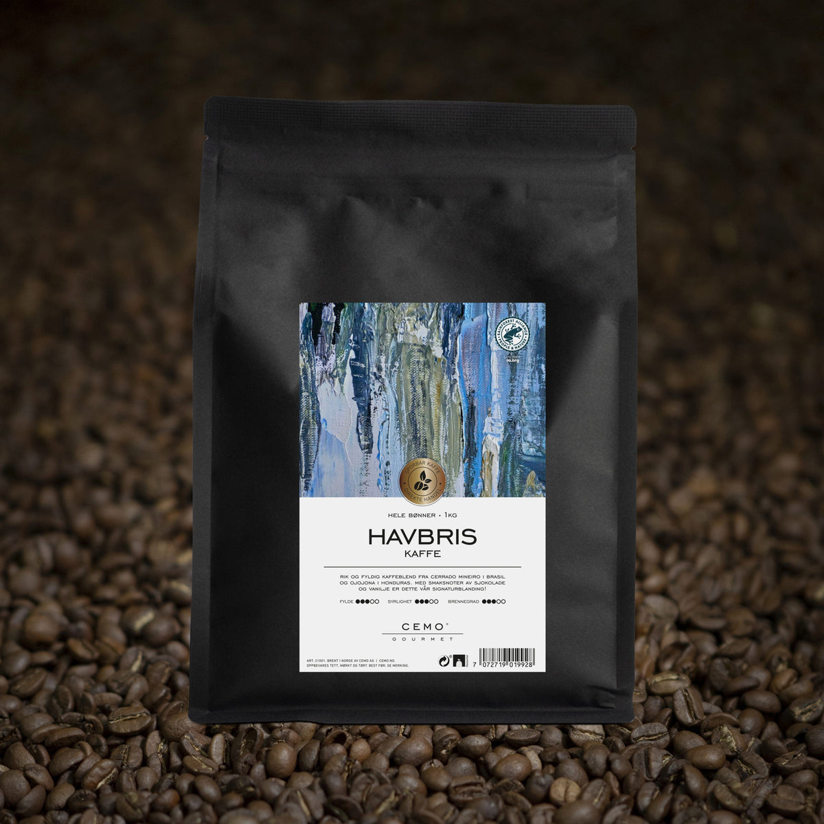 Havbris kaffe hele bønner 1kg