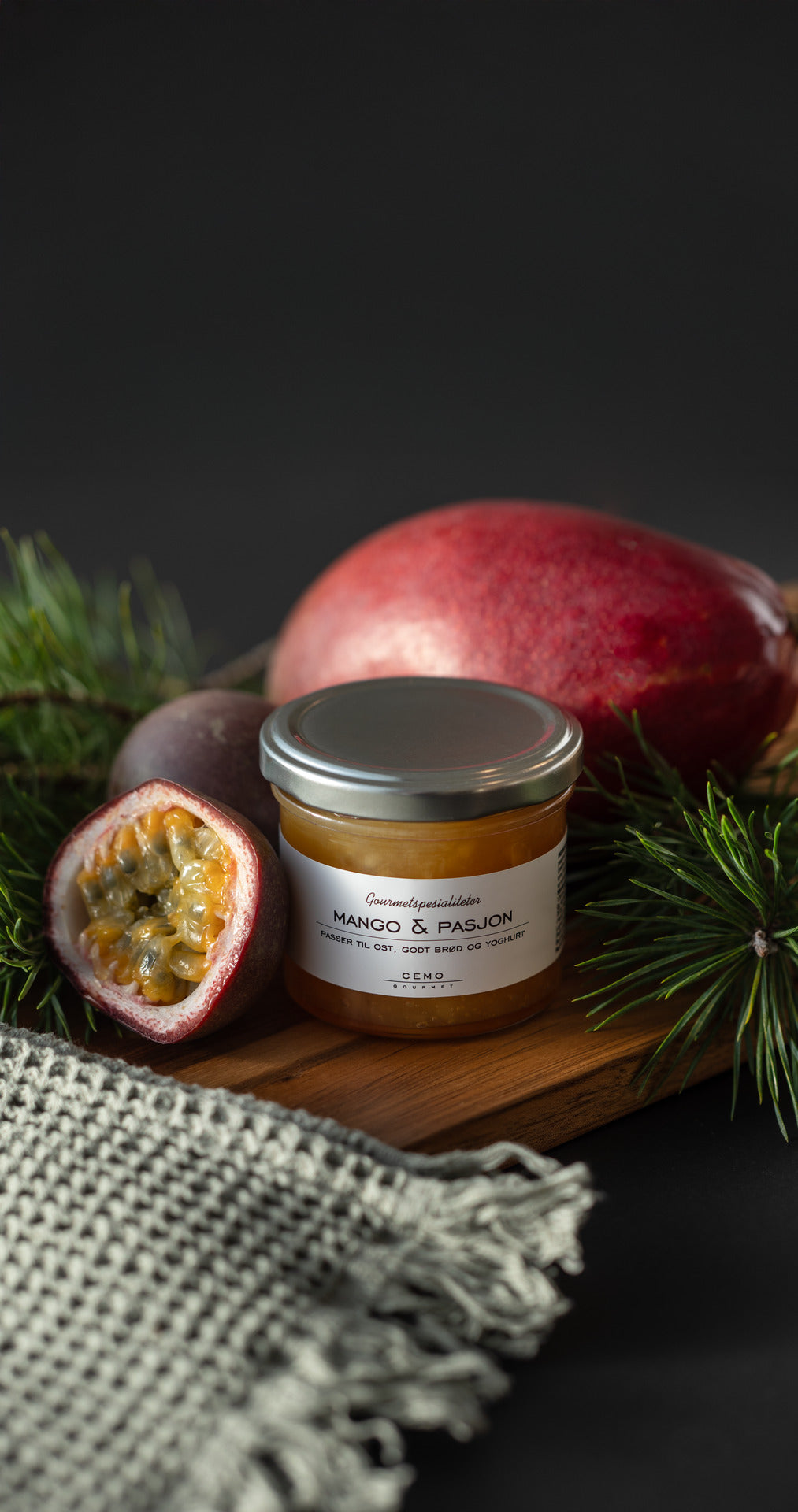 Mango & pasjonssyltetøy