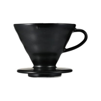 Hario V60 Dripper str. 02, sort porselen