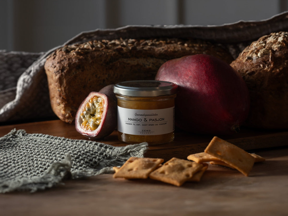 Mango & pasjonssyltetøy