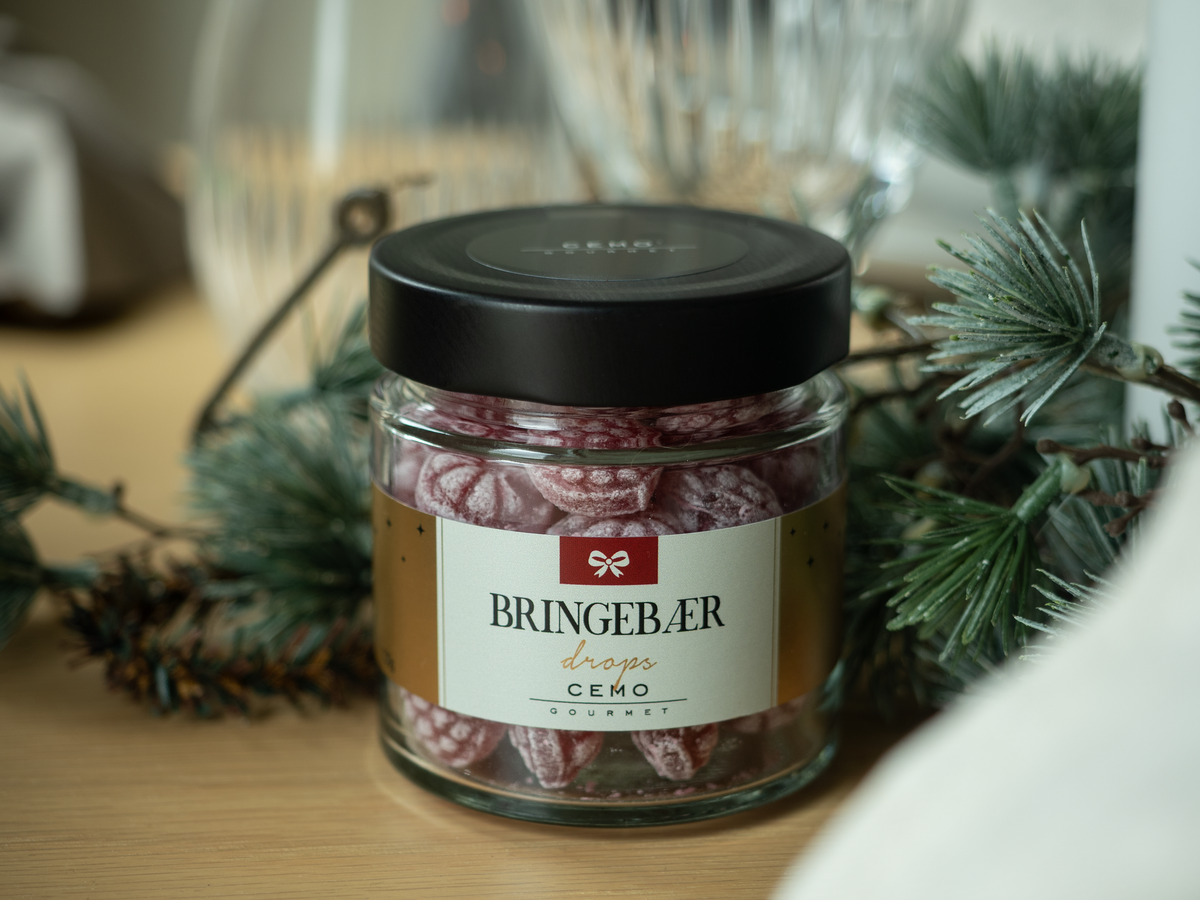 Bringebærdrops – miljøbilde