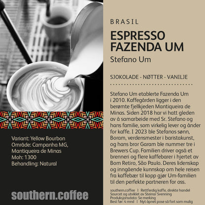 Espresso – Fazenda Um - Brasil,1kg