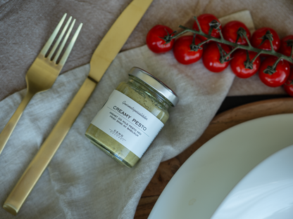 Steinsopp pesto – miljøbilde
