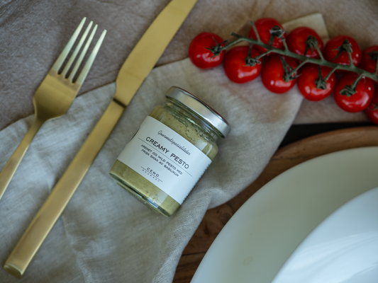 Steinsopp pesto – miljøbilde