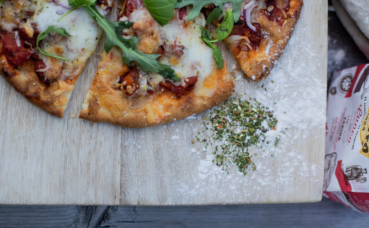 Temapose pizza – miljøbilde