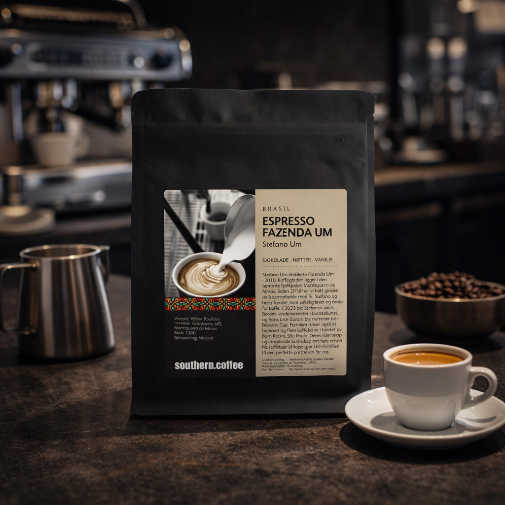 Espresso – Fazenda Um - Brasil,1kg - Bilde 3
