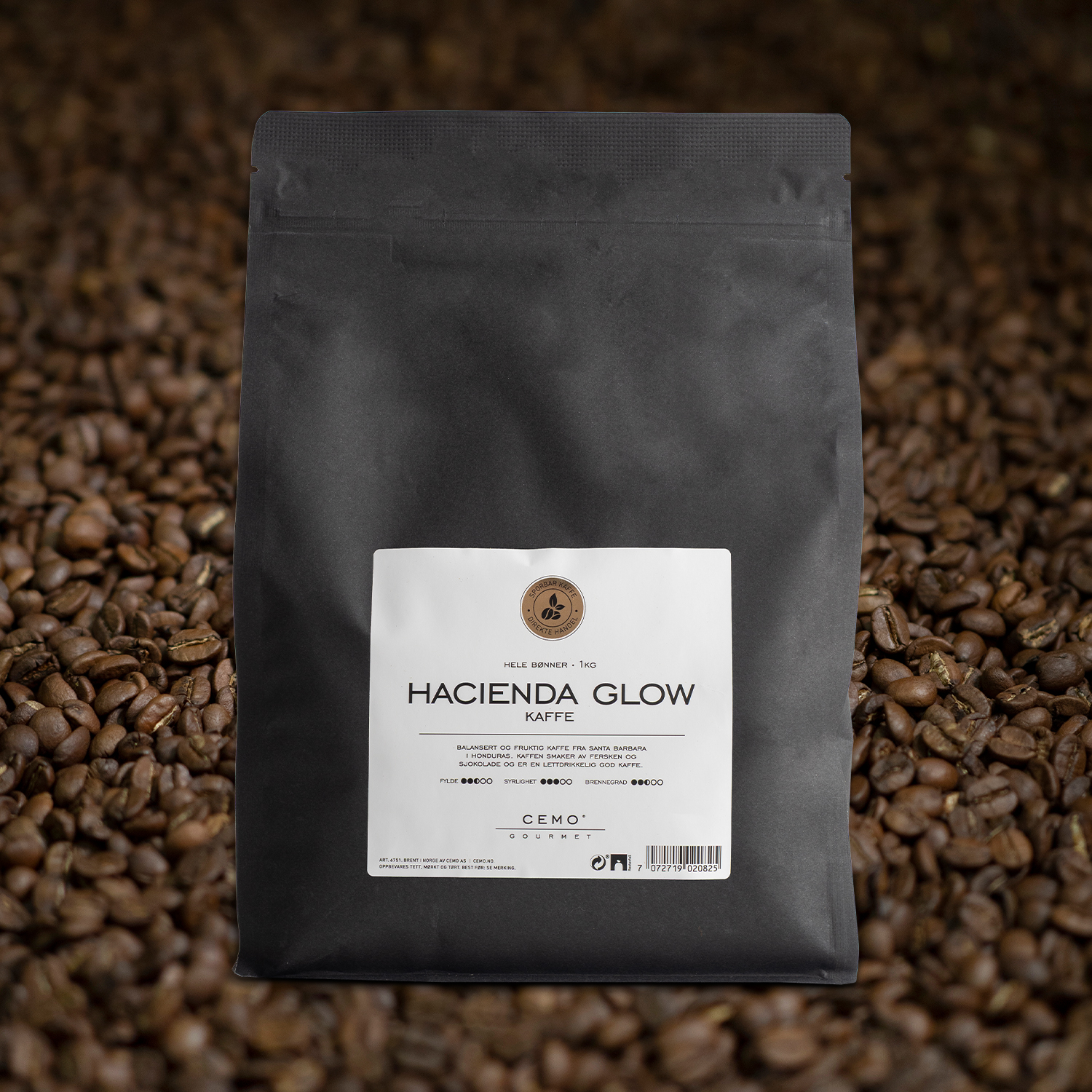 Hacienda Glow hele bønner 1kg