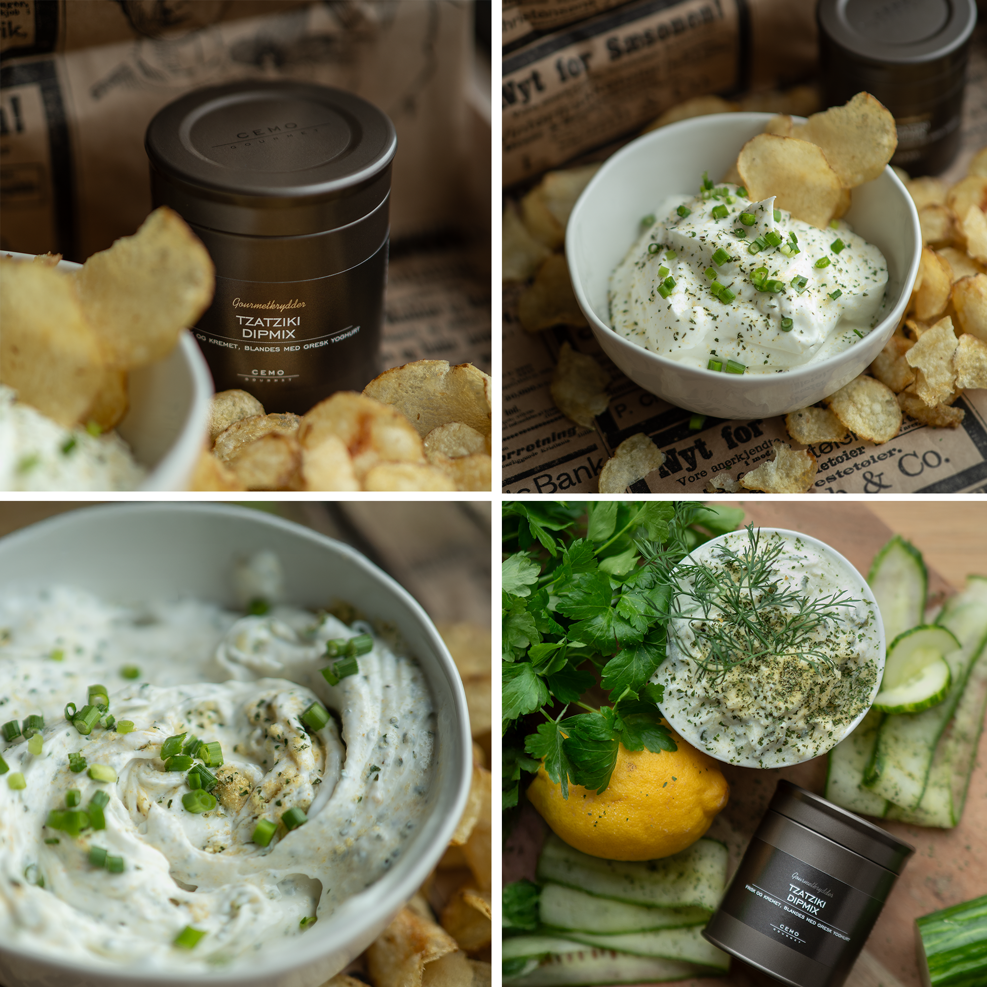 Tzatziki-collage